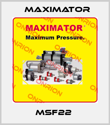 MSF22  Maximator