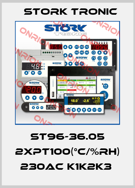 ST96-36.05 2xPT100(°C/%rH) 230AC K1K2K3  Stork tronic