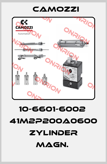 10-6601-6002  41M2P200A0600   ZYLINDER MAGN.  Camozzi