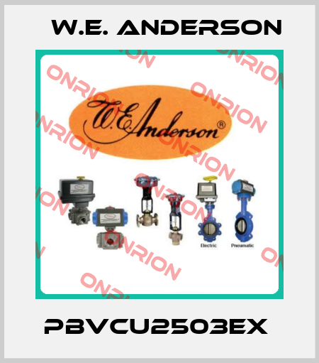 PBVCU2503EX  W.E. ANDERSON