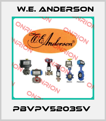 PBVPV5203SV  W.E. ANDERSON