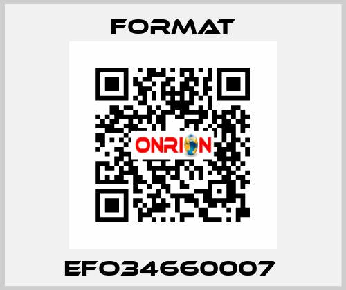 EFO34660007  Format