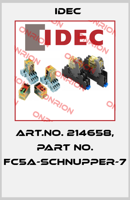 Art.No. 214658, Part No. FC5A-SCHNUPPER-7  Idec