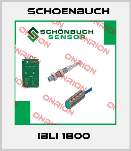 IBLI 1800  Schoenbuch