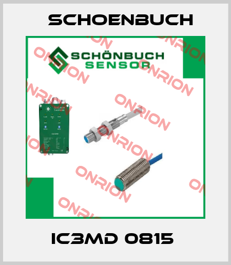 IC3MD 0815  Schoenbuch