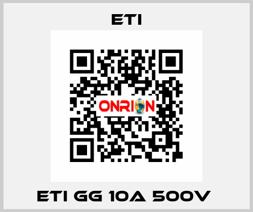 ETI GG 10A 500V  Eti