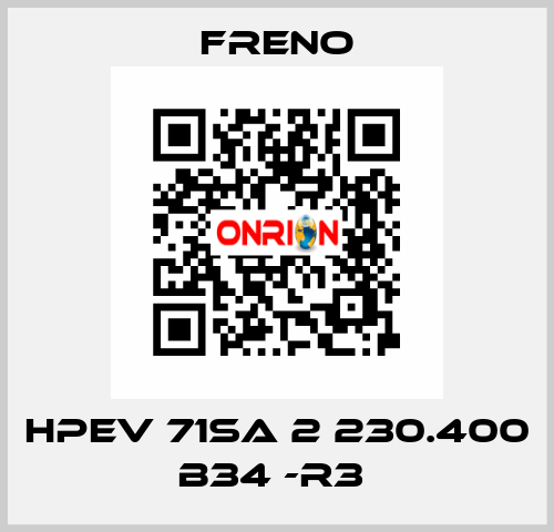 HPEV 71SA 2 230.400 B34 -R3  Freno