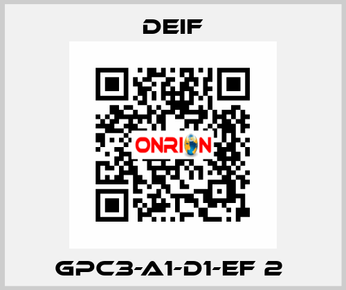 GPC3-A1-D1-EF 2  Deif