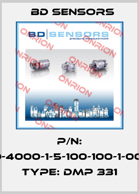 P/N: 110-4000-1-5-100-100-1-000, Type: DMP 331 Bd Sensors