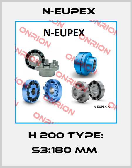 H 200 TYPE: S3:180 MM  N-Eupex