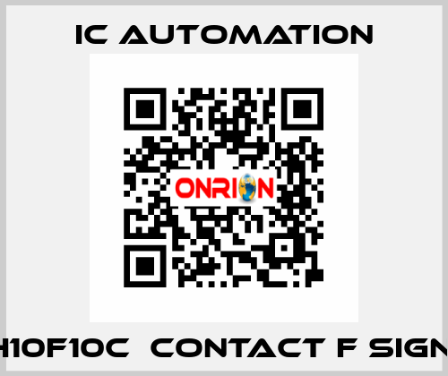 H10F10C  Contact F sign  ic automation