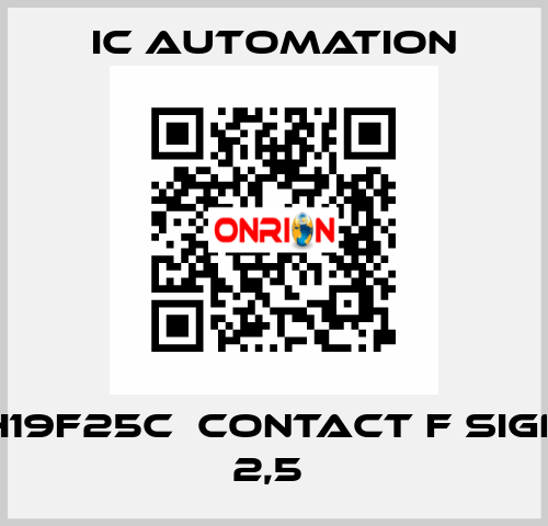 H19F25C  Contact F sign 2,5  ic automation