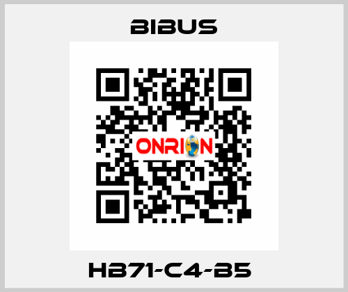 HB71-C4-B5  Bibus