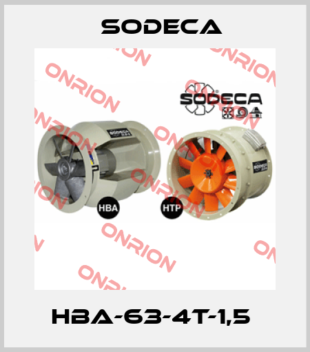 HBA-63-4T-1,5  Sodeca