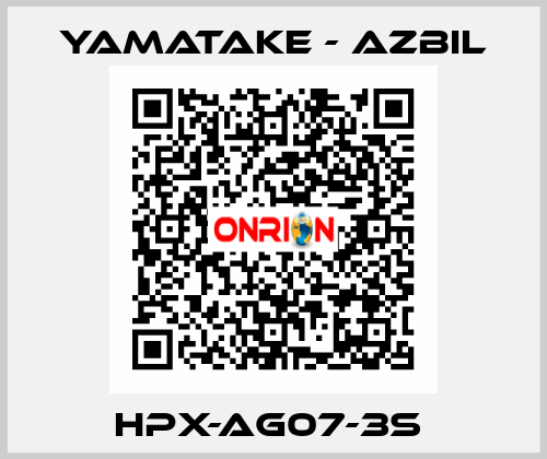 HPX-AG07-3S  Yamatake - Azbil