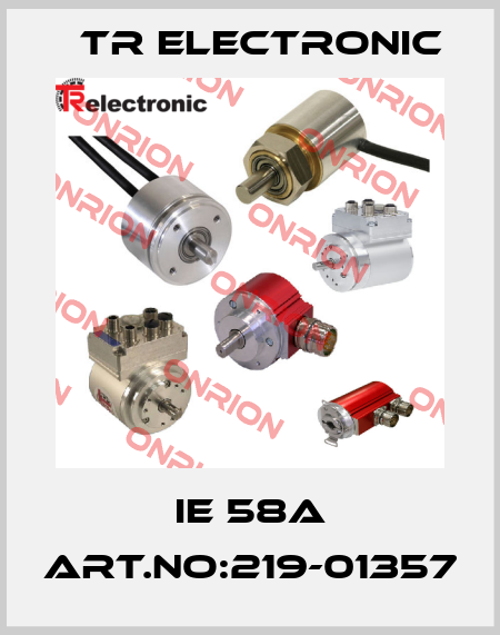 IE 58A ART.NO:219-01357 TR Electronic
