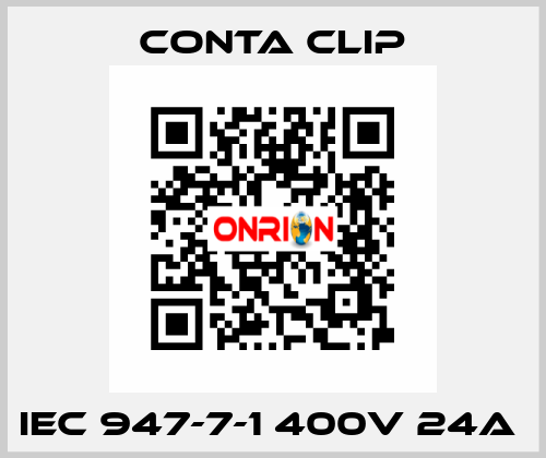 IEC 947-7-1 400V 24A  Conta Clip