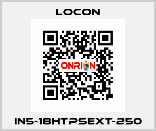 IN5-18HTPSext-250 Locon