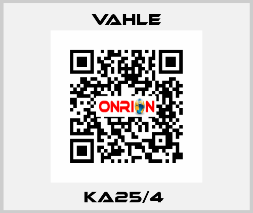 KA25/4  Vahle