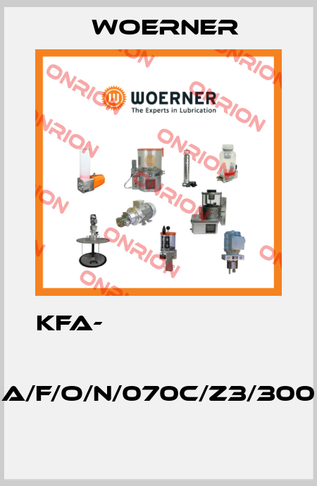 KFA-                             A/F/O/N/070C/Z3/300  Woerner