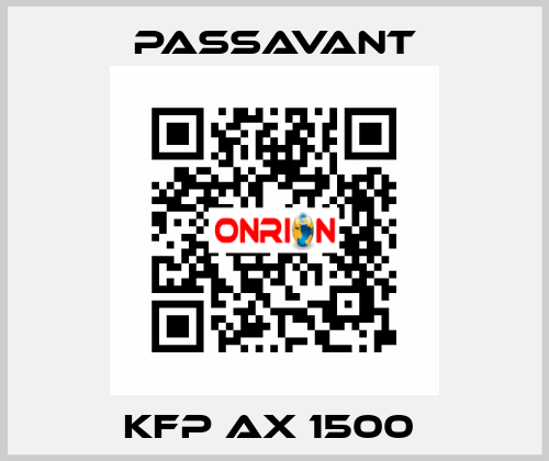 KFP AX 1500  Passavant