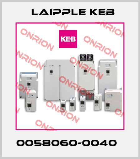 0058060-0040   LAIPPLE KEB
