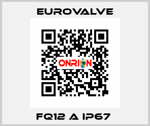 FQ12 A IP67  Eurovalve