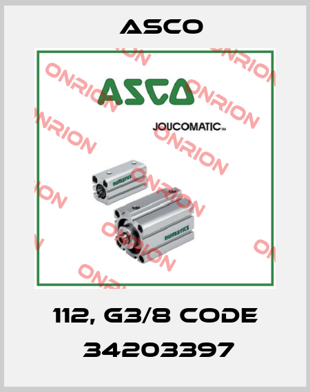 112, g3/8 code ‎34203397  Asco