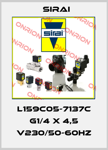 L159C05-7137C G1/4 x 4,5 V230/50-60Hz Sirai