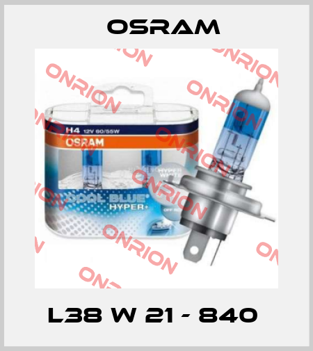 L38 W 21 - 840  Osram
