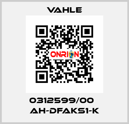 0312599/00    AH-DFAKS1-K  Vahle