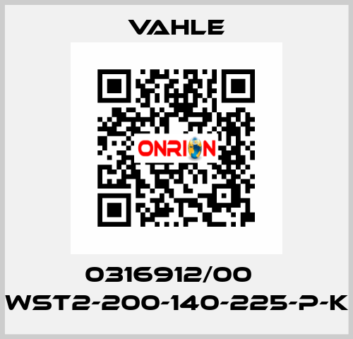 0316912/00    WST2-200-140-225-P-K  Vahle