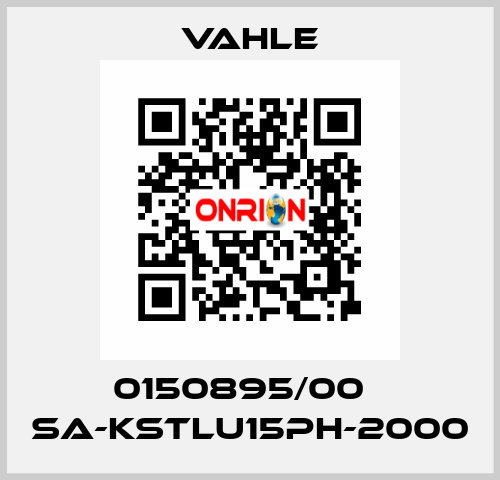 0150895/00    SA-KSTLU15PH-2000  Vahle