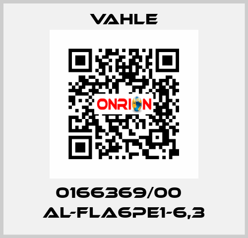 0166369/00    AL-FLA6PE1-6,3  Vahle