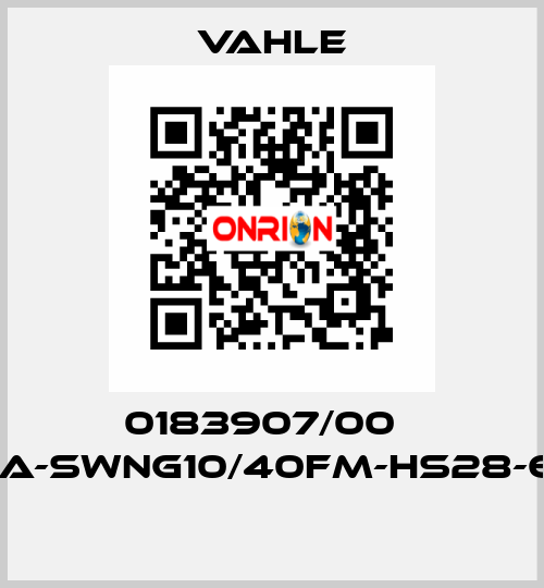 0183907/00    SA-SWNG10/40FM-HS28-60  Vahle