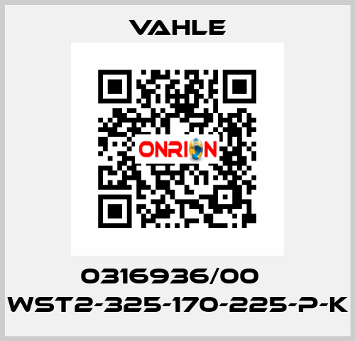 0316936/00    WST2-325-170-225-P-K  Vahle