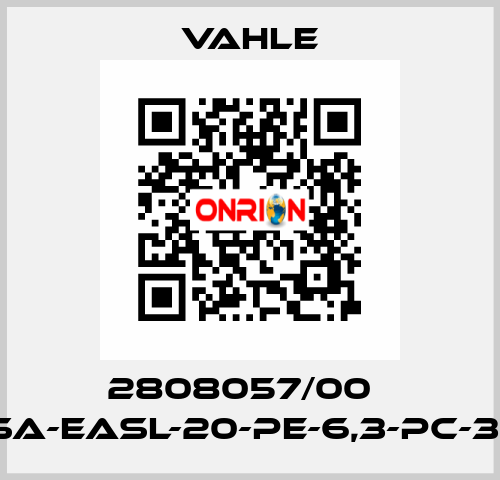 2808057/00    SA-EASL-20-PE-6,3-PC-36 Vahle