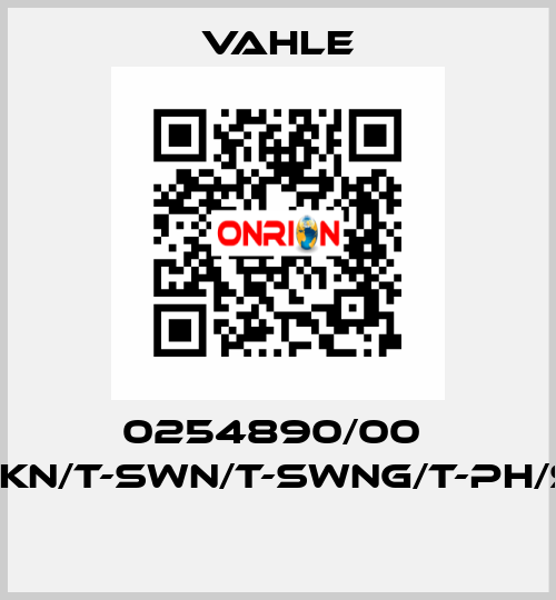 0254890/00  SK-SKN/T-SWN/T-SWNG/T-PH/S-28  Vahle