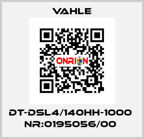 DT-DSL4/140HH-1000  NR:0195056/00  Vahle