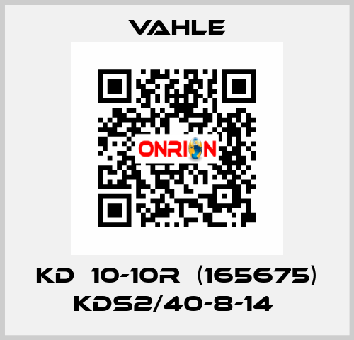 KD  10-10R  (165675) KDS2/40-8-14  Vahle