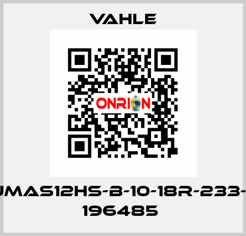 MN-UMAS12HS-B-10-18R-233-Z3-P 196485  Vahle