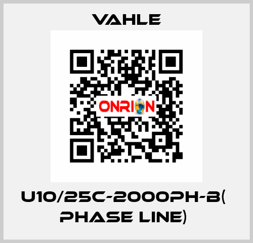 U10/25C-2000PH-B(  phase line)  Vahle