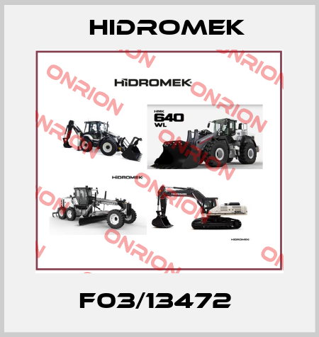 F03/13472  Hidromek