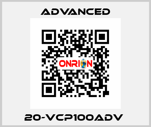 20-VCP100Adv  Advanced