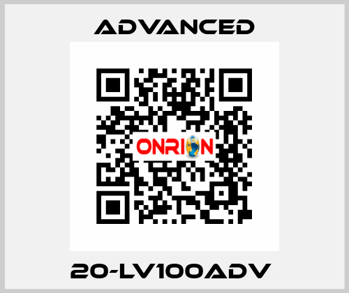 20-LV100Adv  Advanced
