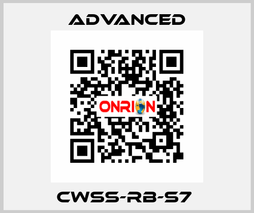CWSS-RB-S7  Advanced