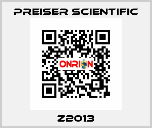 Z2013 Preiser Scientific