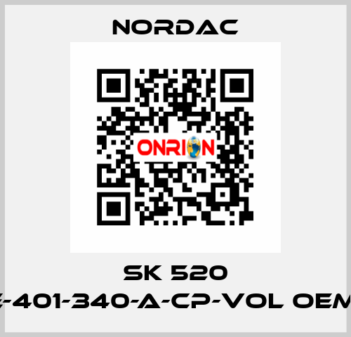 SK 520 E-401-340-A-CP-VOL OEM  NORDAC