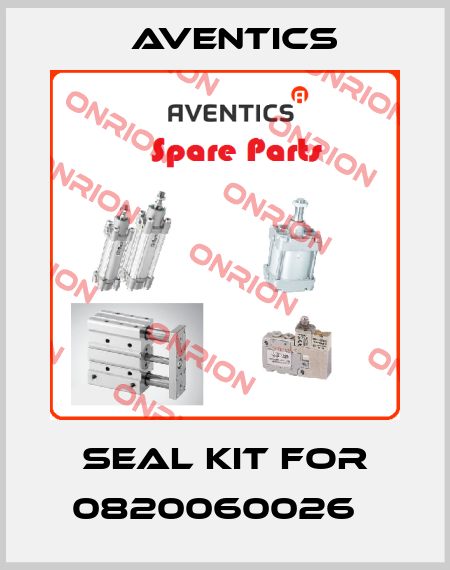 Seal kit for 0820060026   Aventics