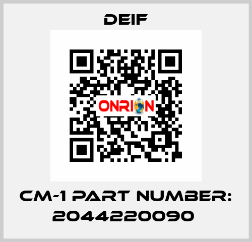 CM-1 part number: 2044220090  Deif